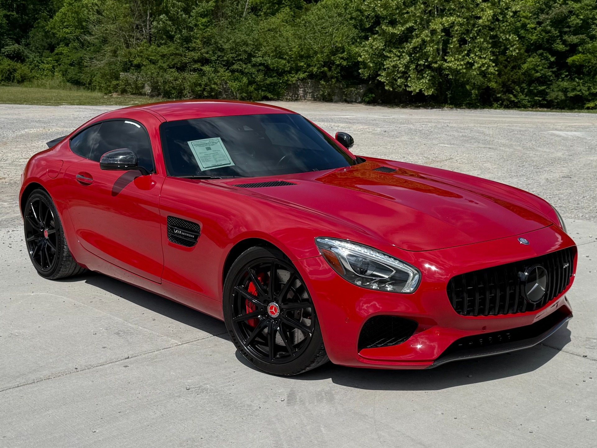Mars Red 2016 Mercedes-Benz AMG GT S Coupe Rear-Wheel Drive 7-Speed Automatic