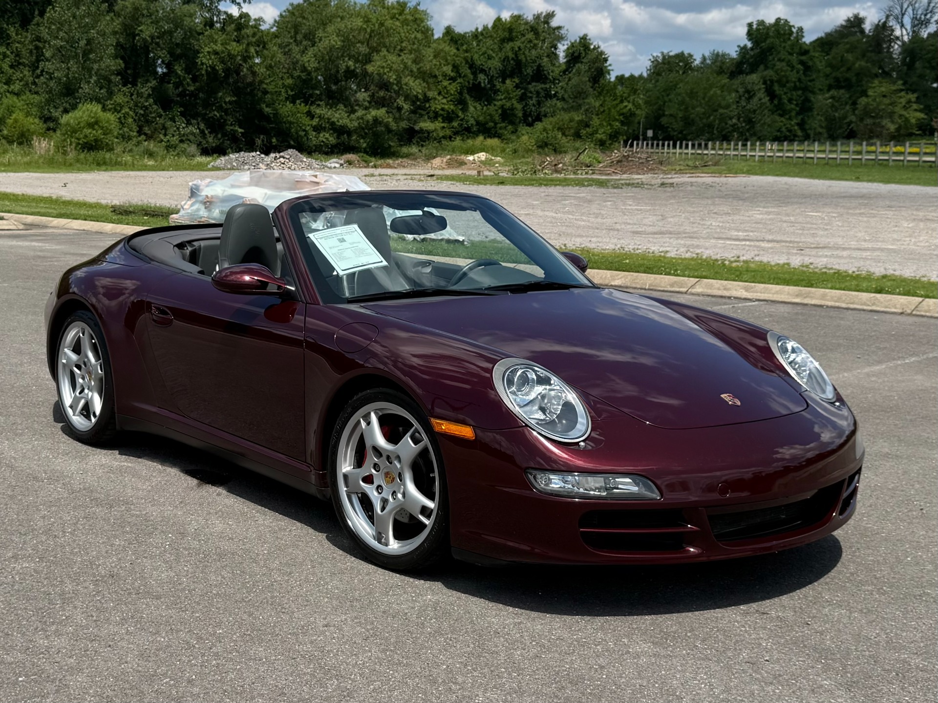 Carmona Red Metallic 2007 Porsche 911 Carrera 4S Cabriolet AWD Convertible All-Wheel Drive 5-Speed Automatic