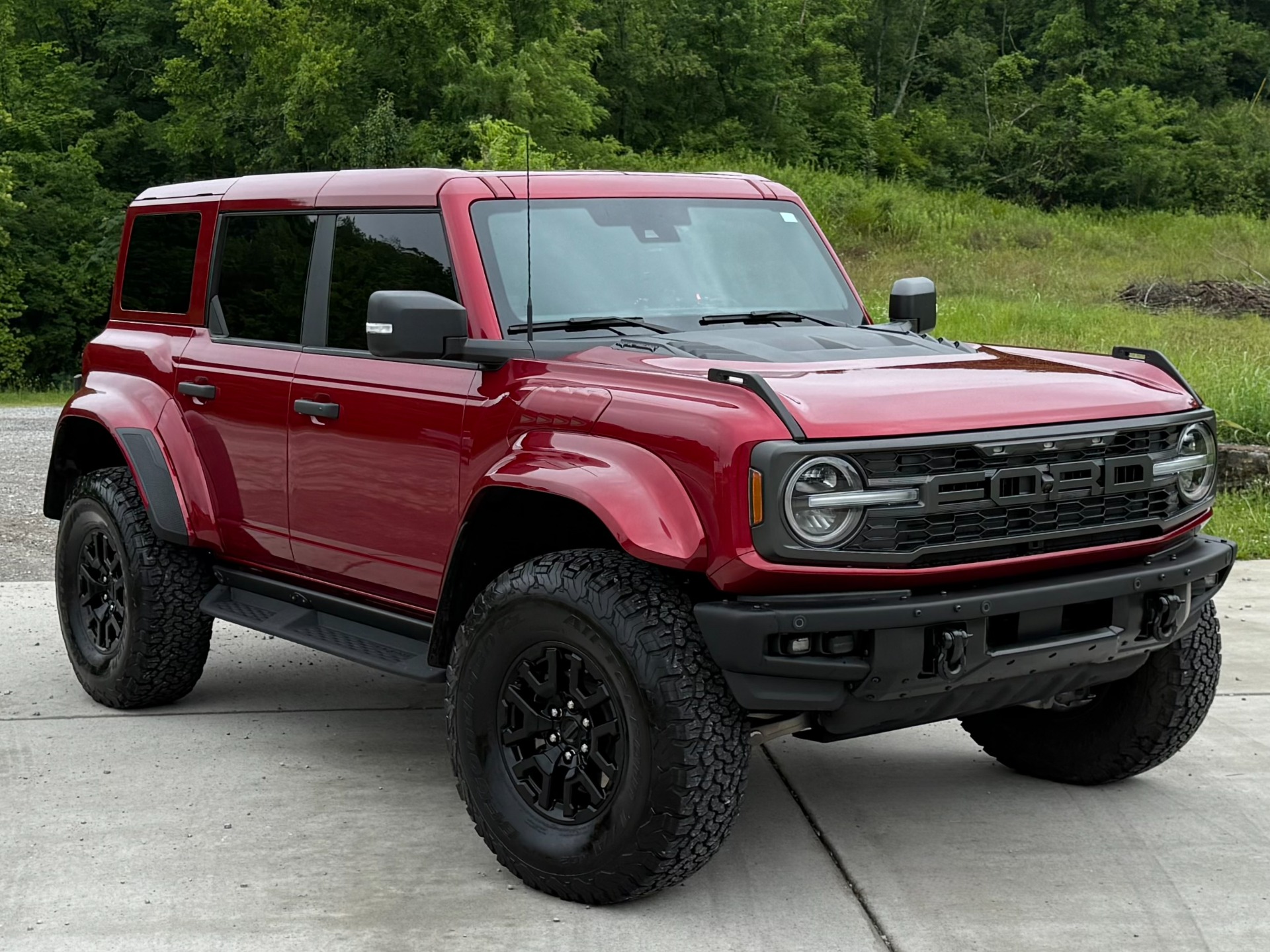 Ruby Red Metallic Tinted Clearcoat 2025 Ford Bronco Raptor SUV / Crossover Four-Wheel Drive Automatic