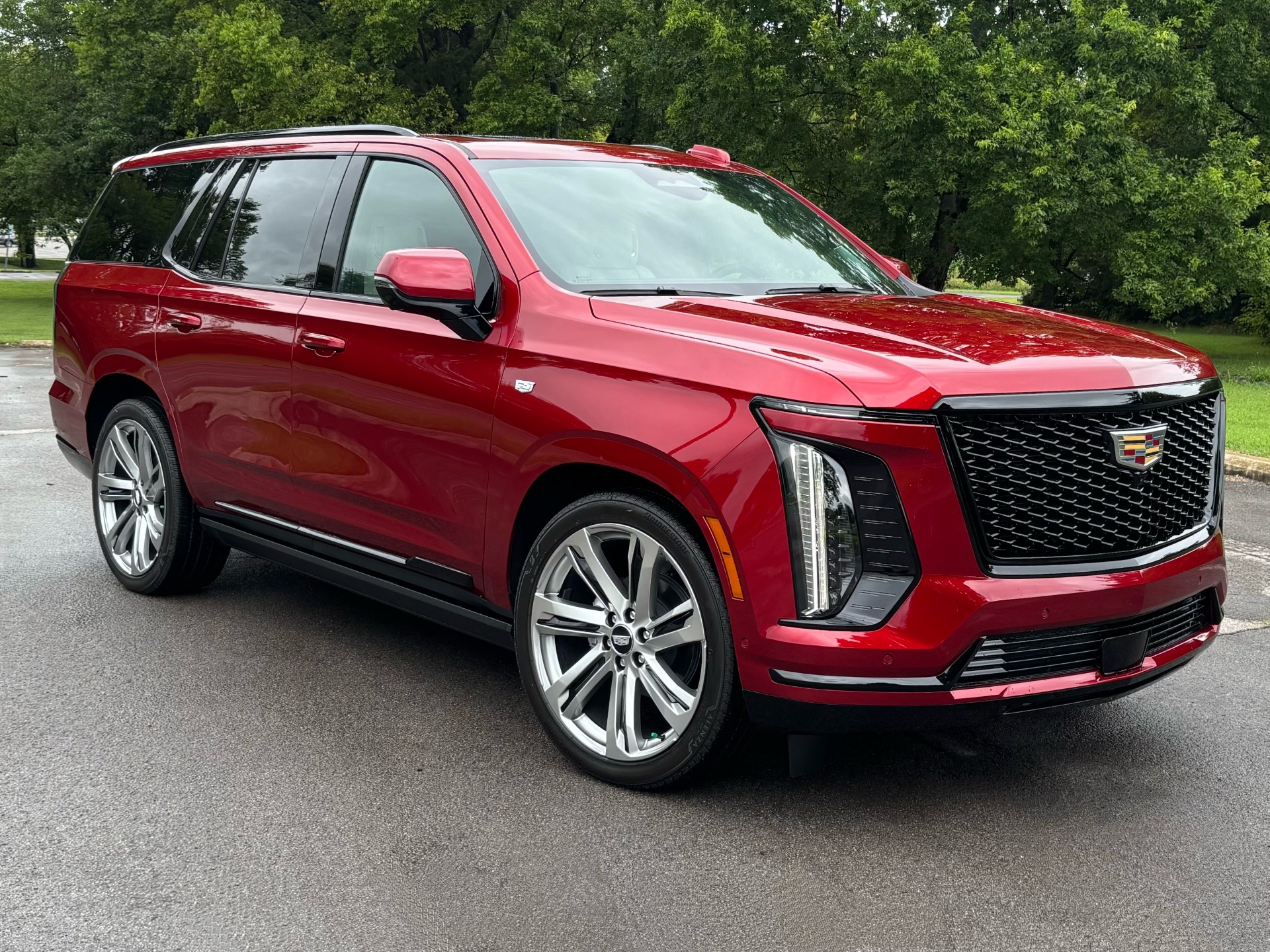 Radiant Red Tintcoat 2025 Cadillac Escalade SUV / Crossover Four-Wheel Drive Automatic