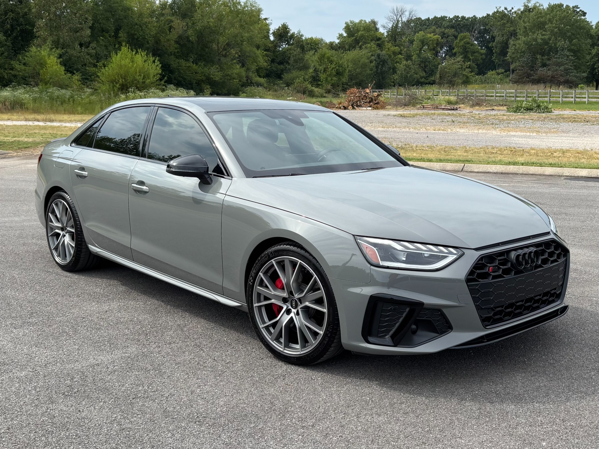 Quantum Gray 2022 Audi S4 Sedan All-Wheel Drive 8-Speed Automatic