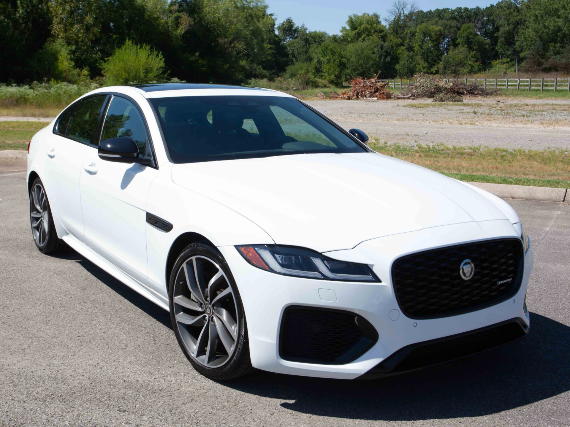 Fuji White 2024 Jaguar XF Sedan All-Wheel Drive 8-Speed Automatic
