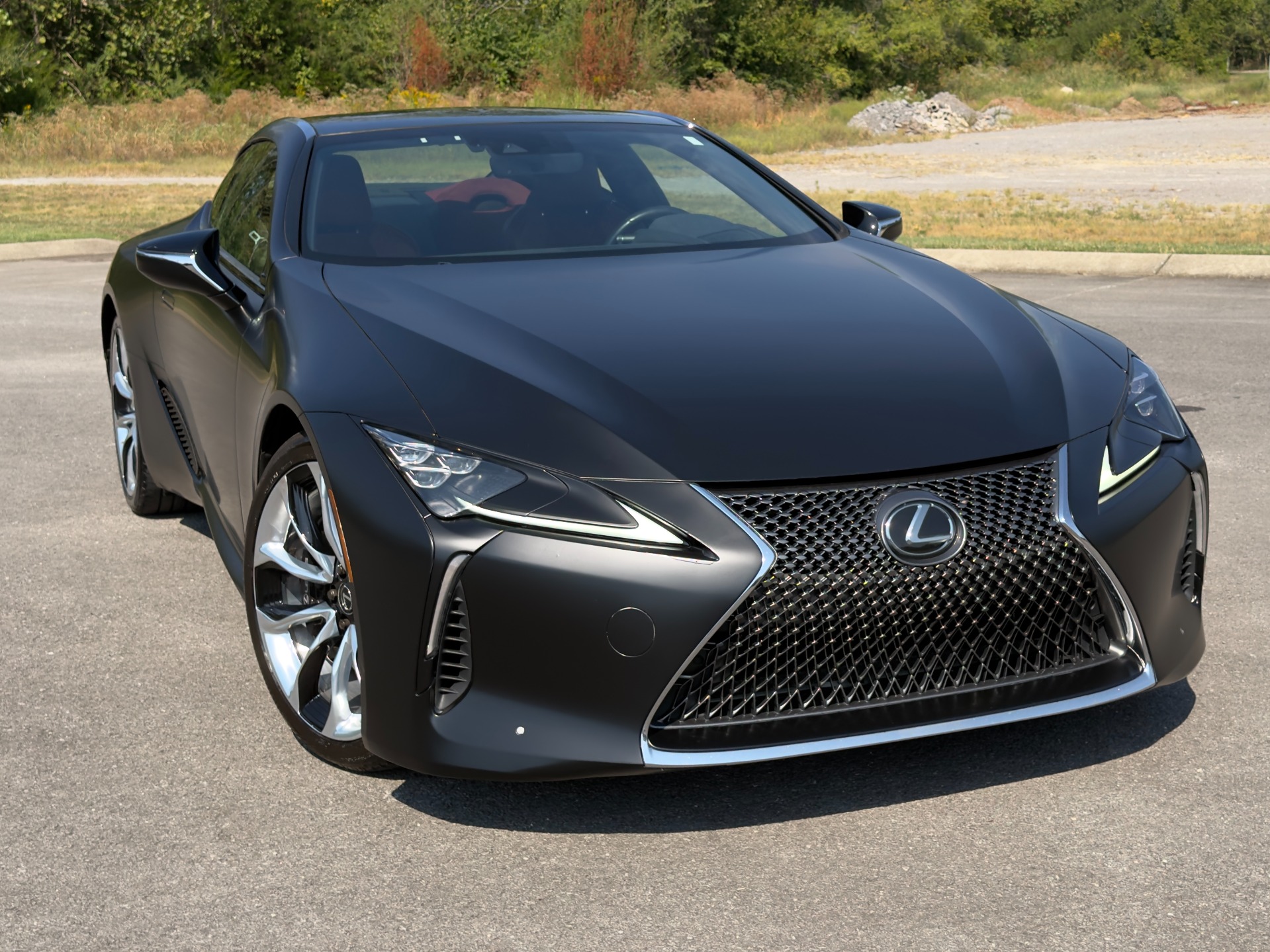 Matte Black Wrap 2018 Lexus LC Coupe Rear-Wheel Drive Automatic