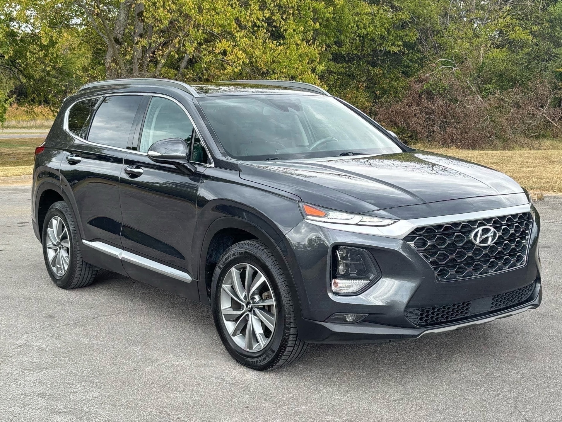 Portofino Gray 2020 Hyundai Santa Fe SUV / Crossover Front-Wheel Drive 8-Speed Automatic