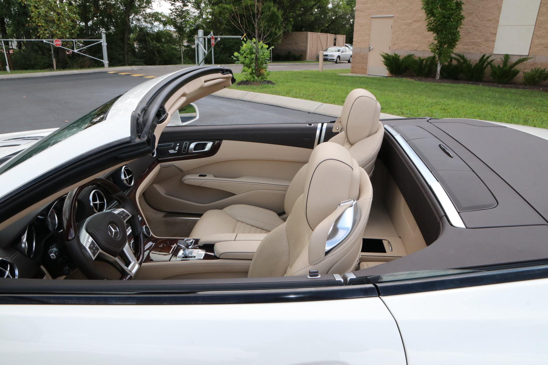 Mercedes Convertible Beige Interior