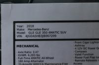 Used 2018 Mercedes-Benz GLE350 4Matic w/NAV GLE350 4MATIC for sale Sold at Auto Collection in Murfreesboro TN 37129 91