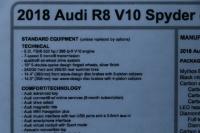 Used 2018 Audi R8 V10 Spyder Quattro S tronic W/NAV for sale Sold at Auto Collection in Murfreesboro TN 37130 86