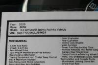 Used 2020 BMW X3 SDRIVE30I SPORT RWD W/PANORAMIC SDRIVE30I for sale Sold at Auto Collection in Murfreesboro TN 37129 67