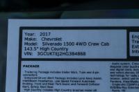 Used 2017 Chevrolet SILVERADO 1500 HIGH COUNTRY CREW CAB 4x4 W/NAV for sale Sold at Auto Collection in Murfreesboro TN 37130 77