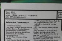 Used 2016 Toyota TACOMA TRD SPORT 4x2 DB CAB W/ADD ONS SR5 DOUBLE CAB LONG BED V6 6AT 2WD for sale Sold at Auto Collection in Murfreesboro TN 37130 84