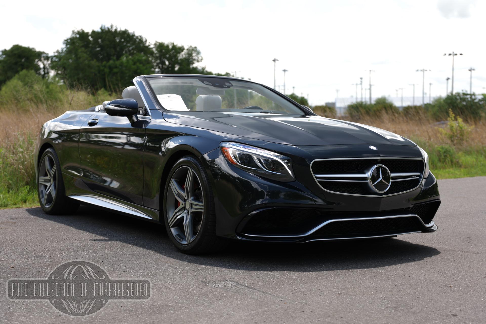 Used 2017 Mercedes-Benz S63 AMG CABRIOLET 4MATIC W/NAV for sale $118,950 at Auto Collection in Murfreesboro TN 37130 1