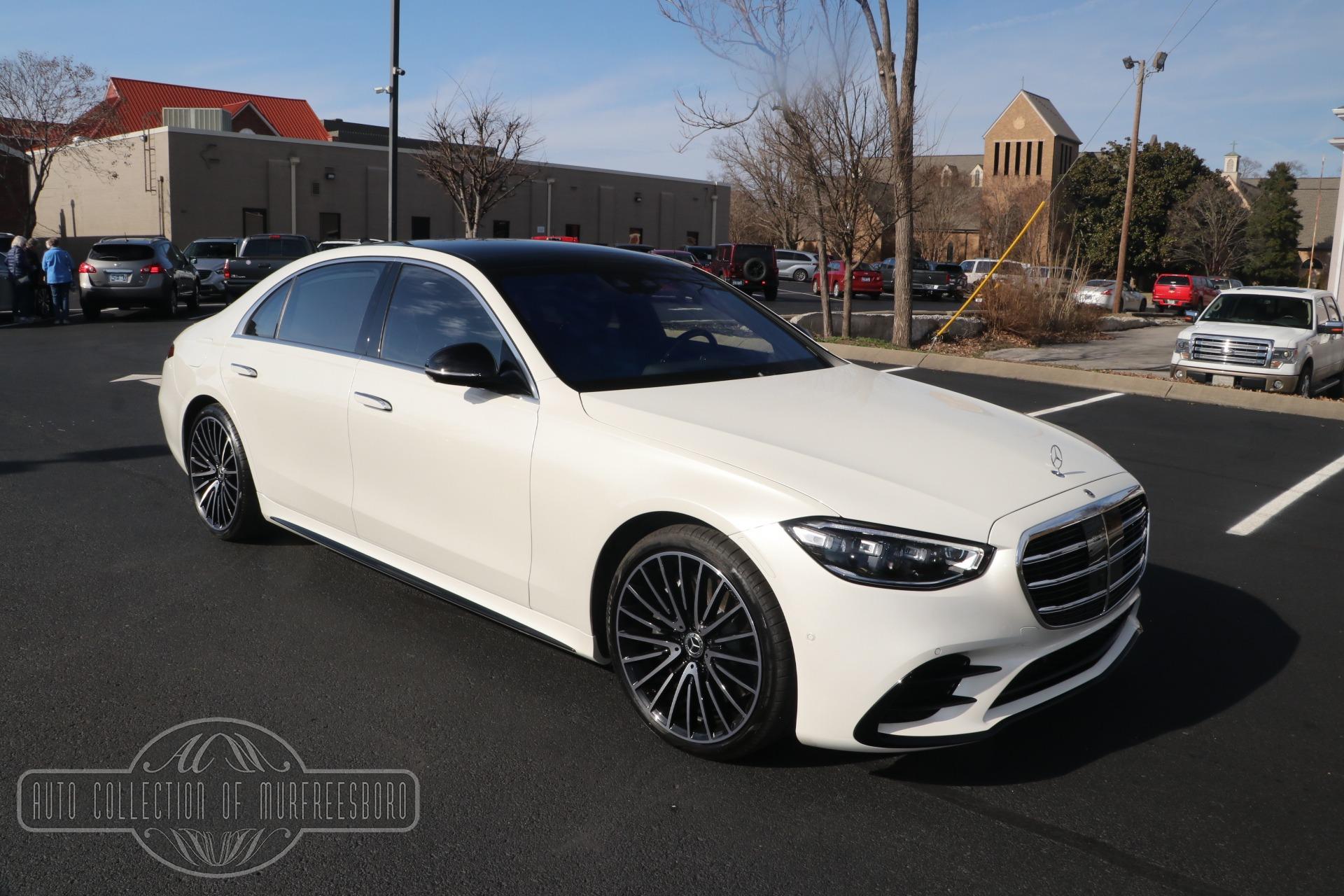 Used 2021 Mercedes-Benz S 580 4MATIC AMG LINE W/NIGHT PACKAGE for sale $102,500 at Auto Collection in Murfreesboro TN 37129 1