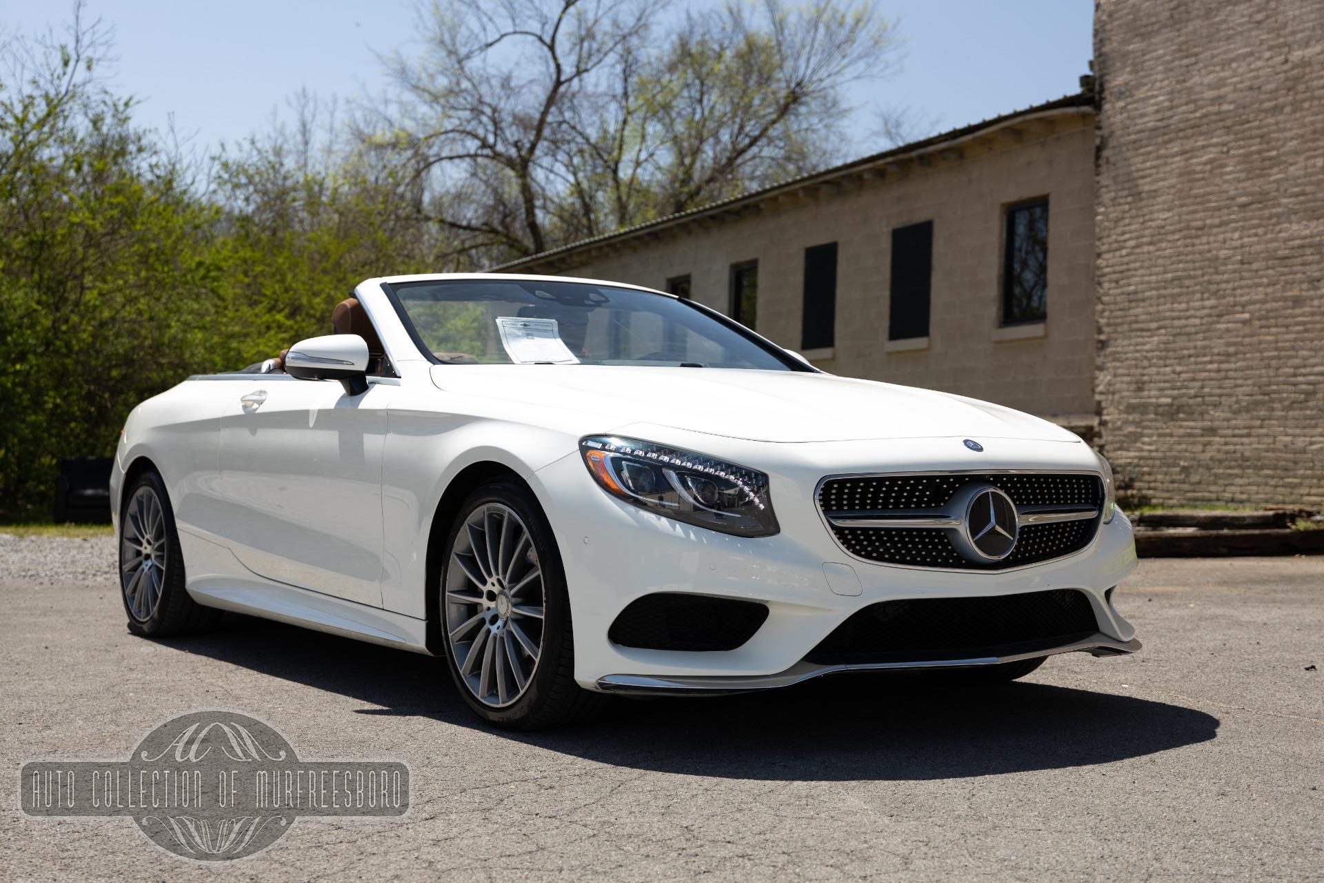 Used 2017 Mercedes-Benz S 550 CONVERTIBLE RWD for sale Sold at Auto Collection in Murfreesboro TN 37129 1
