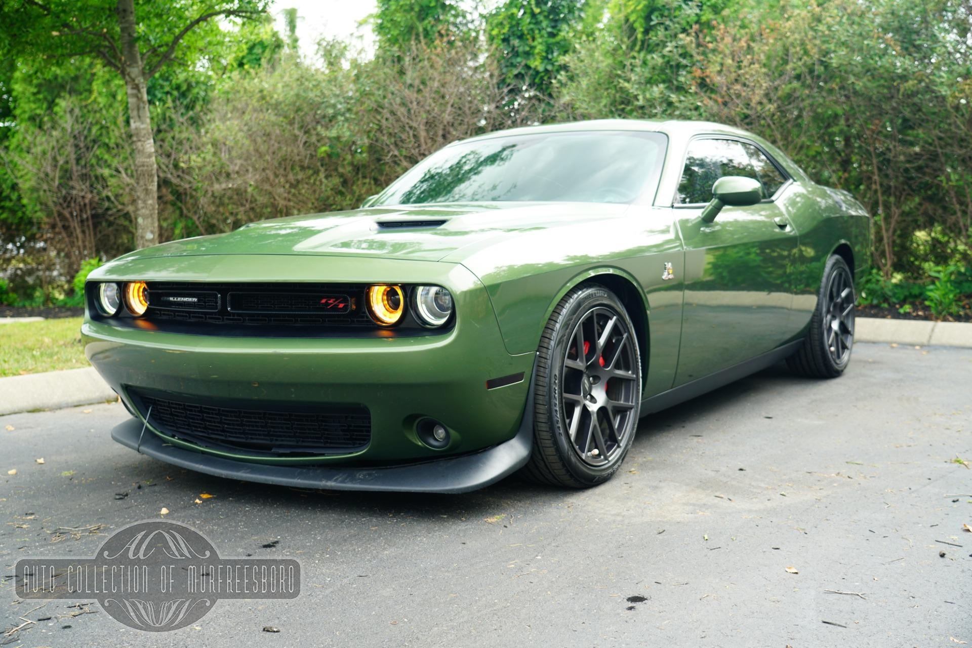 Salsation タンクトップ ダークグリーン Used 2018 Dodge Challenger R/T SCAT PACK RWD W/POWER SUNROOF For