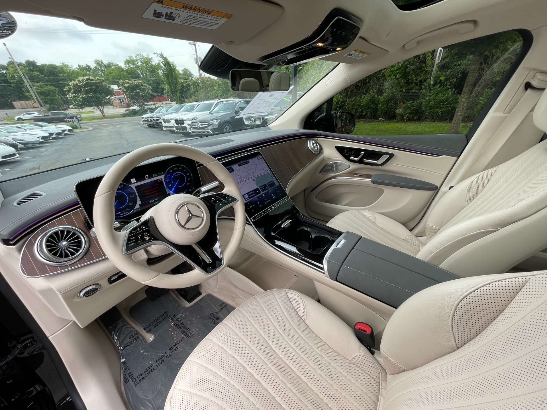 Used 2023 Mercedes-Benz EQS 450 4MATIC NATURAL GRAIN YACTH DESIGN 