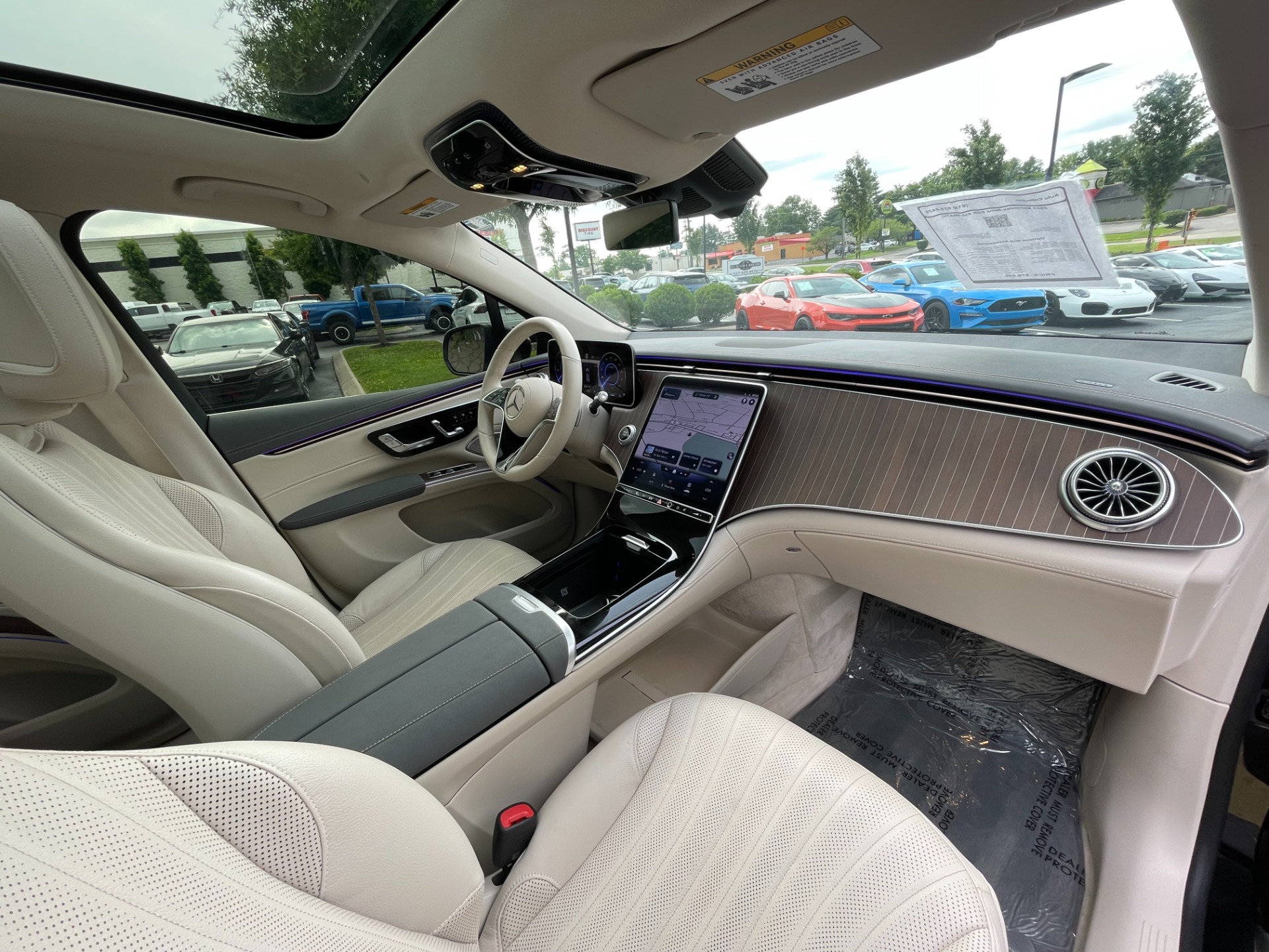 Used 2023 Mercedes-Benz EQS 450 4MATIC NATURAL GRAIN YACTH DESIGN 
