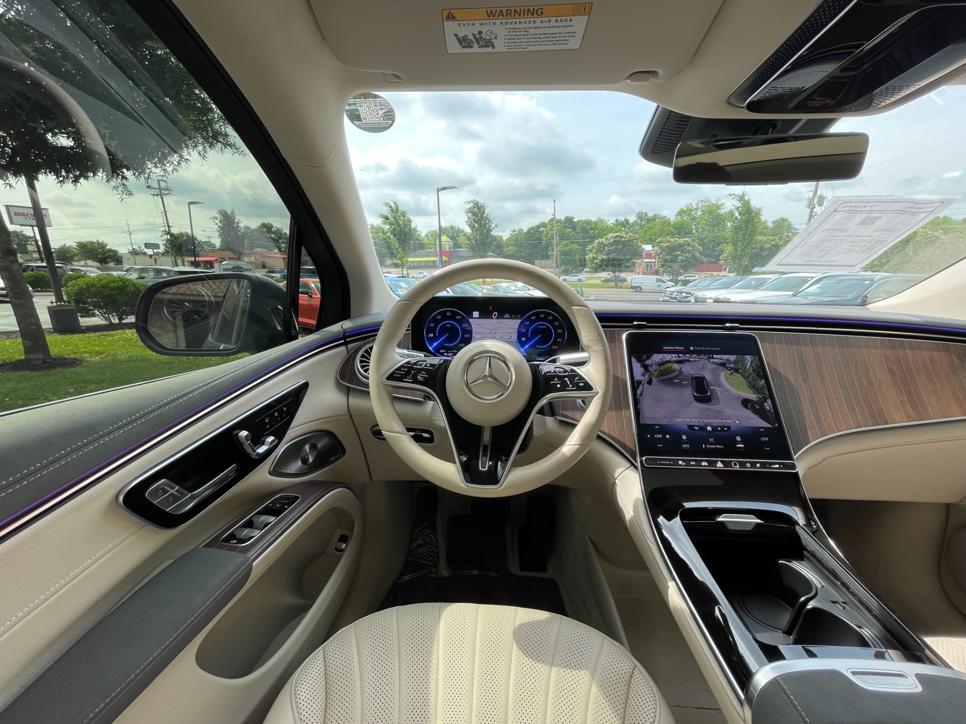 Used 2023 Mercedes-Benz EQS 450 4MATIC NATURAL GRAIN YACTH DESIGN 