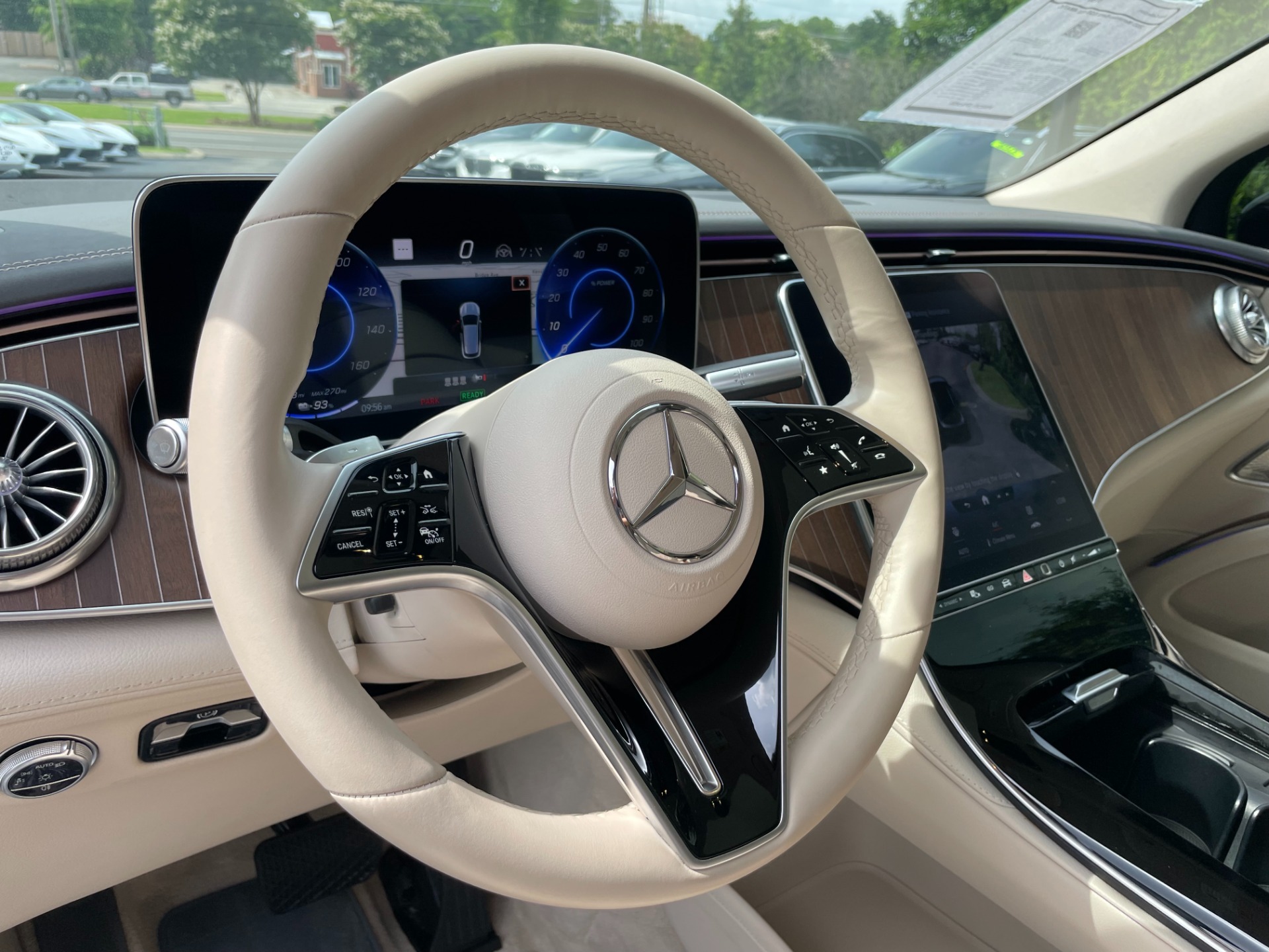 Used 2023 Mercedes-Benz EQS 450 4MATIC NATURAL GRAIN YACTH DESIGN 