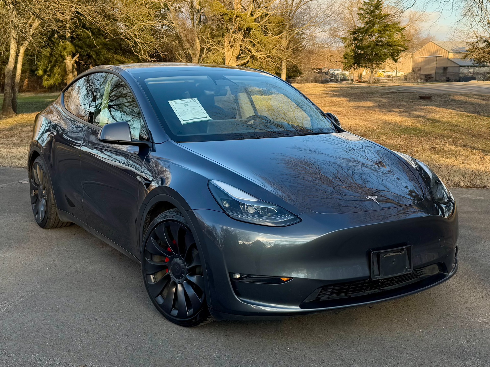 Used 2023 Tesla Model Y Performance W/CARBON FIBER SPOILER For Sale ...