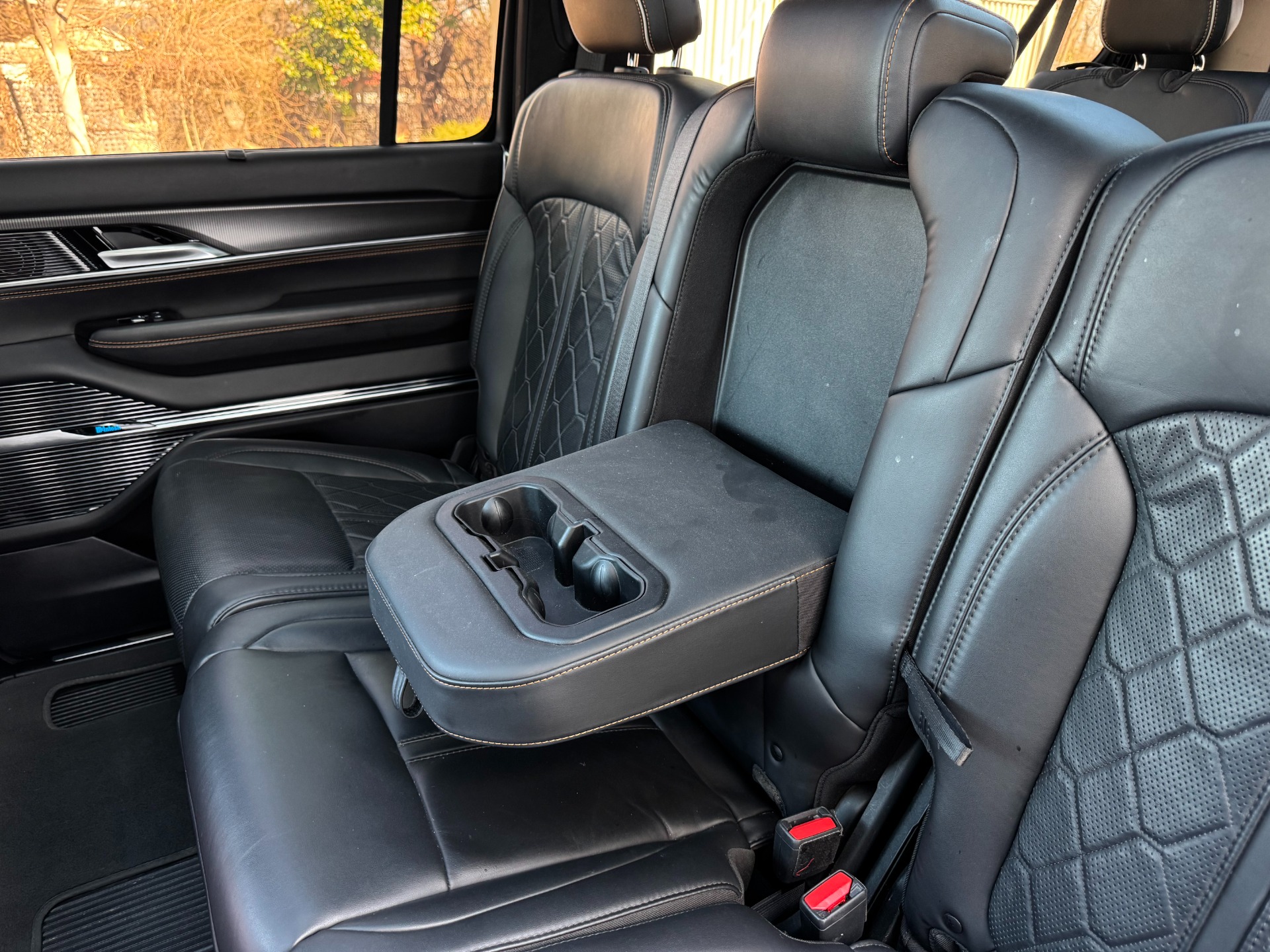 Used 2023 Jeep Grand Wagoneer L Series III Obsidian REAR SEAT